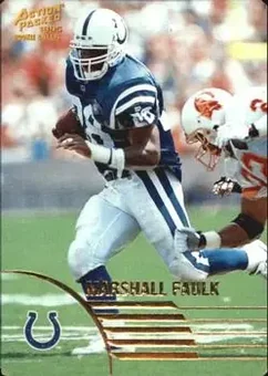 1995 Action Packed Rookies & Stars #6 - Marshall Faulk - Indianapolis Colts