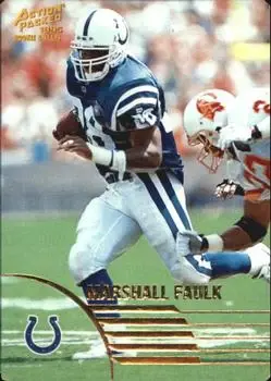 1995 Action Packed Rookies & Stars #6 - Marshall Faulk - Indianapolis Colts