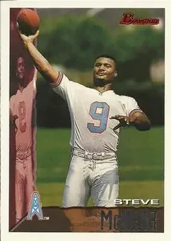 1995 Bowman #3 - Steve McNair - Houston Oilers
