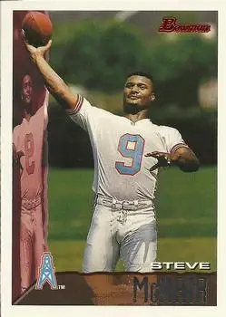 1995 Bowman #3 - Steve McNair - Houston Oilers