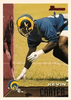 1995 Bowman #6 - Kevin Carter - St. Louis Rams