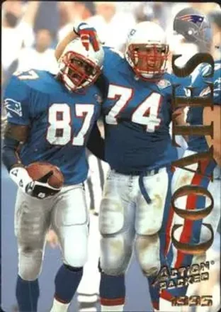 1995 Action Packed #4 - Ben Coates - New England Patriots