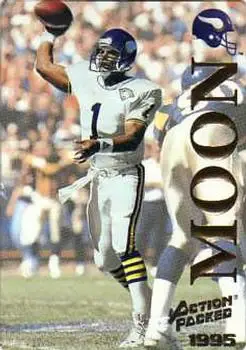 1995 Action Packed #6 - Warren Moon - Minnesota Vikings