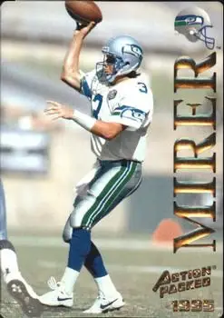 1995 Action Packed #9 - Rick Mirer - Seattle Seahawks