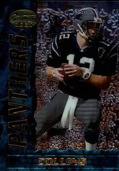 1995 Bowman's Best #5 - Kerry Collins - Carolina Panthers