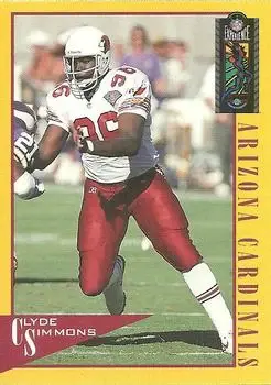 1995 Classic NFL Experience #2 - Clyde Simmons - Arizona Cardinals