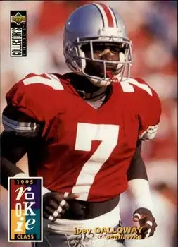 1995 Collector's Choice #8 - Joey Galloway - Seattle Seahawks - Front 1995 Collector's Choice #8 - Joey Galloway - Seattle Seahawks - Front