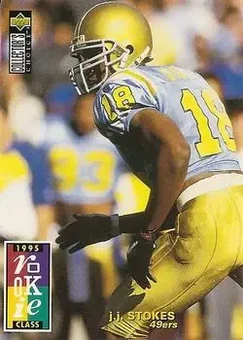 1995 Collector's Choice #10 - J.J. Stokes - San Francisco 49ers