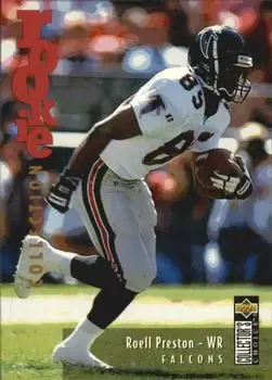 1995 Collector's Choice Update #U1 - Roell Preston - Atlanta Falcons