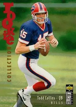 1995 Collector's Choice Update #U3 - Todd Collins - Buffalo Bills