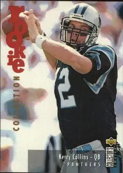 1995 Collector's Choice Update #U8 - Kerry Collins - Carolina Panthers