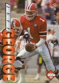 1995 Collector's Edge #8 - Jeff George - Atlanta Falcons