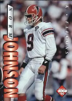 1995 Collector's Edge #10 - Norm Johnson - Atlanta Falcons