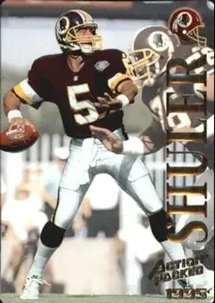 1995 Action Packed #17 - Heath Shuler - Washington Redskins