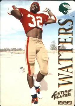1995 Action Packed #18 - Ricky Watters - Philadelphia Eagles