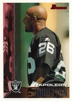 1995 Bowman #18 - Napoleon Kaufman - Oakland Raiders