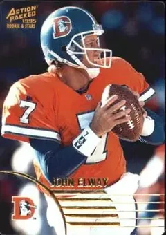 1995 Action Packed Rookies & Stars #14 - John Elway - Denver Broncos