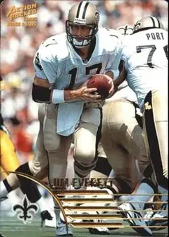 1995 Action Packed Rookies & Stars #16 - Jim Everett - New Orleans Saints