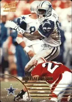 1995 Action Packed Rookies & Stars #17 - Michael Irvin - Dallas Cowboys 1995 Action Packed Rookies & Stars #17 - Michael Irvin - Dallas Cowboys