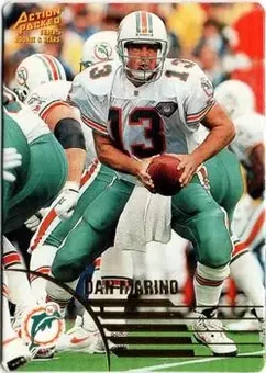 1995 Action Packed Rookies & Stars #18 - Dan Marino - Miami Dolphins 1995 Action Packed Rookies & Stars #18 - Dan Marino - Miami Dolphins