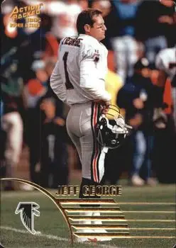1995 Action Packed Rookies & Stars #19 - Jeff George - Atlanta Falcons