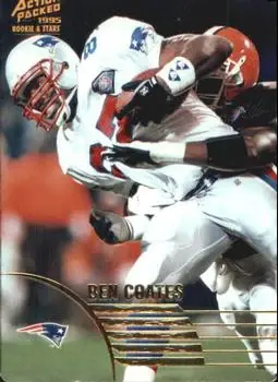 1995 Action Packed Rookies & Stars #20 - Ben Coates - New England Patriots