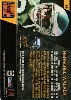 1995 Action Packed Monday Night Football #14 - Herschel Walker - New York Giants - Back