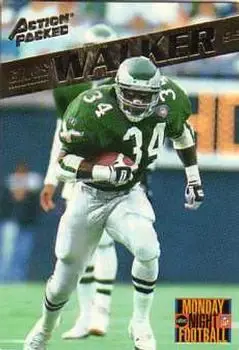 1995 Action Packed Monday Night Football #14 - Herschel Walker - New York Giants - Front