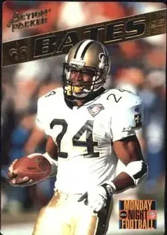 1995 Action Packed Monday Night Football #17 - Mario Bates - New Orleans Saints
