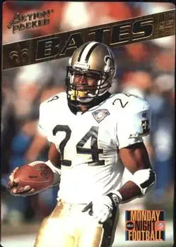 1995 Action Packed Monday Night Football #17 - Mario Bates - New Orleans Saints - Front