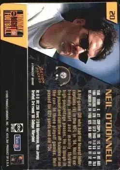 1995 Action Packed Monday Night Football #20 - Neil O'Donnell - Pittsburgh Steelers - Back 1995 Action Packed Monday Night Football #20 - Neil O'Donnell - Pittsburgh Steelers - Back
