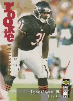 1995 Collector's Choice Update #U11 - Rashaan Salaam - Chicago Bears