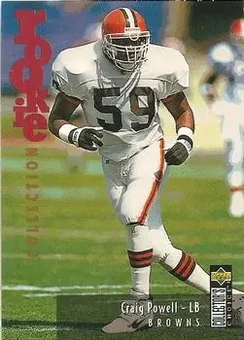 1995 Collector's Choice Update #U13 - Craig Powell - Cleveland Browns
