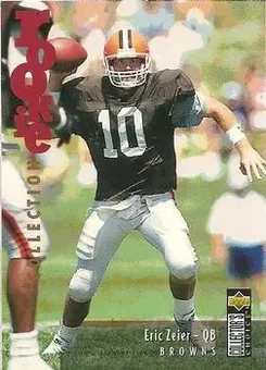 1995 Collector's Choice Update #U14 - Eric Zeier - Cleveland Browns