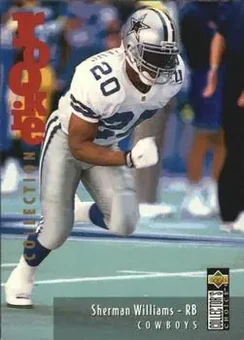 1995 Collector's Choice Update #U16 - Sherman Williams - Dallas Cowboys 1995 Collector's Choice Update #U16 - Sherman Williams - Dallas Cowboys
