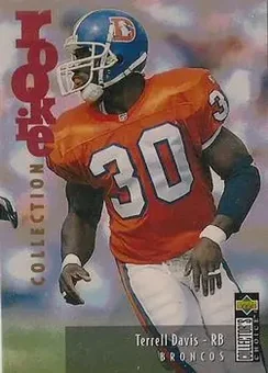 1995 Collector's Choice Update #U17 - Terrell Davis - Denver Broncos