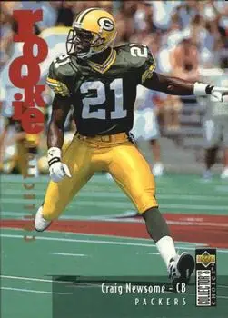 1995 Collector's Choice Update #U19 - Craig Newsome - Green Bay Packers - Front