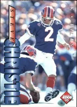 1995 Collector's Edge #16 - Steve Christie - Buffalo Bills