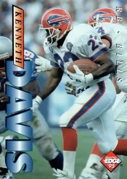 1995 Collector's Edge #17 - Kenneth Davis - Buffalo Bills - Front
