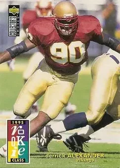 1995 Collector's Choice #11 - Derrick Alexander - Minnesota Vikings