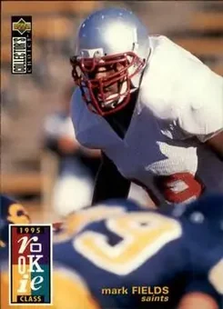 1995 Collector's Choice #13 - Mark Fields - New Orleans Saints