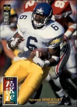 1995 Collector's Choice #14 - Tyrone Wheatley - New York Giants