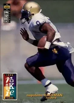 1995 Collector's Choice #15 - Napoleon Kaufman - Oakland Raiders