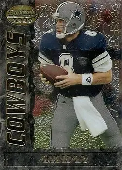 1995 Bowman's Best #8 - Troy Aikman - Dallas Cowboys