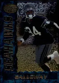 1995 Bowman's Best #8 - Joey Galloway - Seattle Seahawks