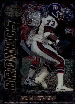 1995 Bowman's Best #9 - Simon Fletcher - Denver Broncos