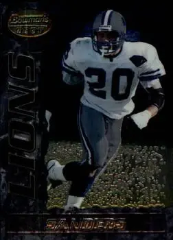 1995 Bowman's Best #10 - Barry Sanders - Detroit Lions