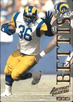 1995 Action Packed #27 - Jerome Bettis - St. Louis Rams