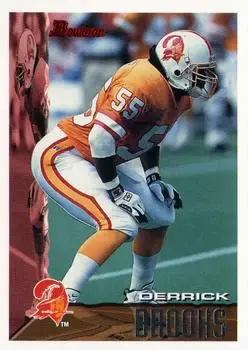 1995 Bowman #28 - Derrick Brooks - Tampa Bay Buccaneers