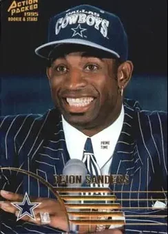 1995 Action Packed Rookies & Stars #23 - Deion Sanders - Dallas Cowboys